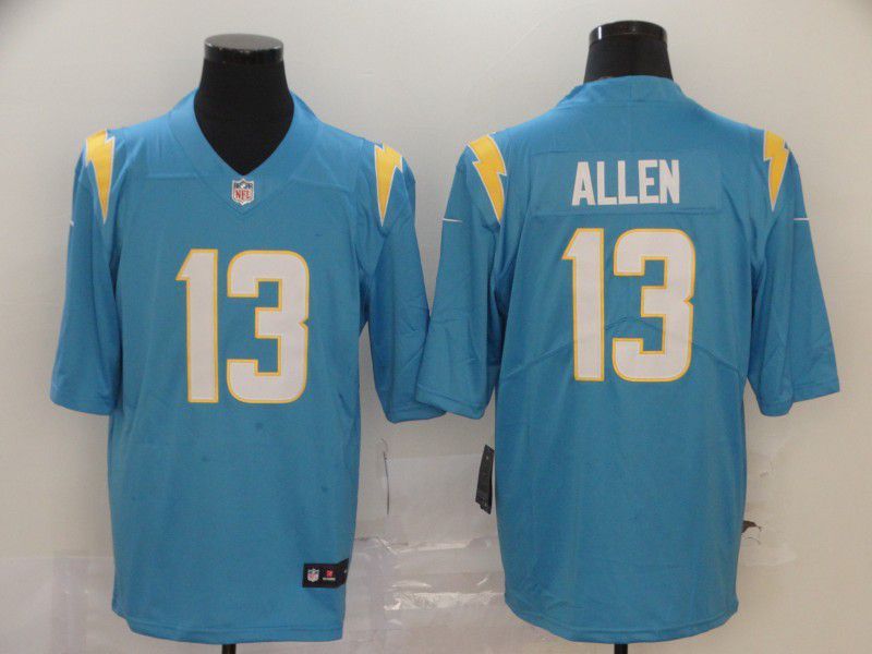 Men Los Angeles Chargers #13 Allen Light Blue Nike Vapor Untouchable Stitched Limited NFL Jerseys